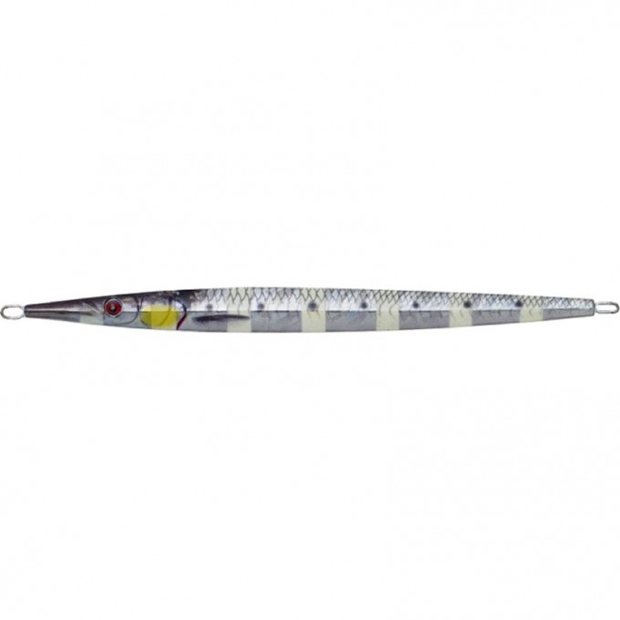 Блесна SAVAGE GEAR 3D Needle Jig 19см 80г sinking glow zebra PHP 63971