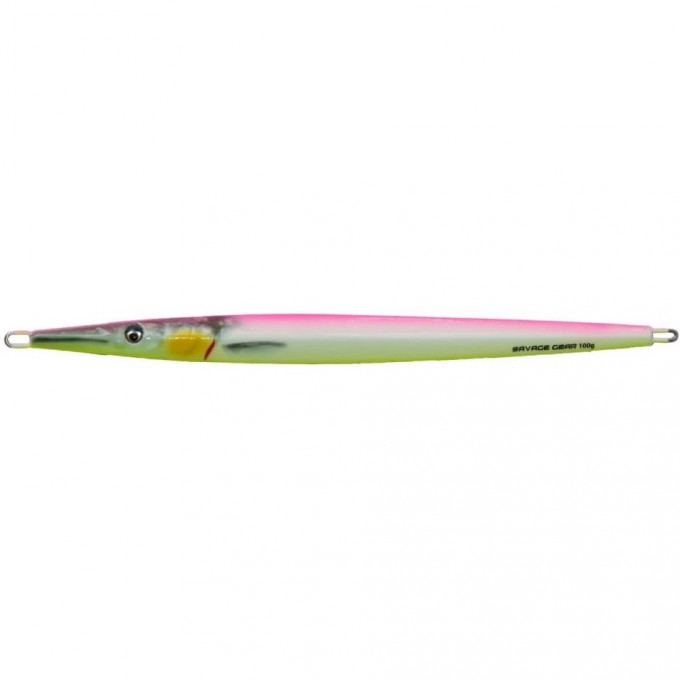 Блесна SAVAGE GEAR 3D Needle Jig 9см 20г sinking full glow 73244