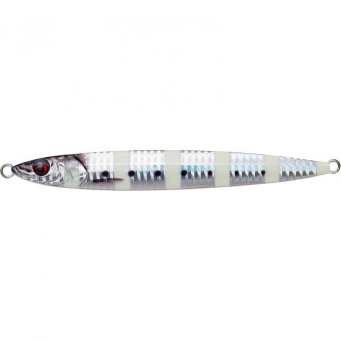Блесна SAVAGE GEAR 3D Slim Jig Minnow 15см 100г Sinking Zebra Glow PHP 63953