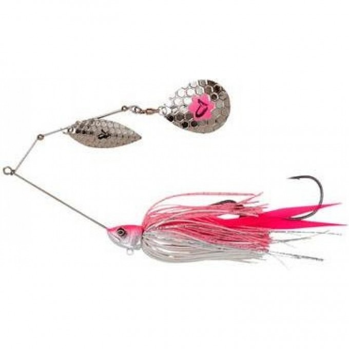 Блесна SAVAGE GEAR Da'Bush Spinnerbait 21см 55г Sinking Pink Silver 72626