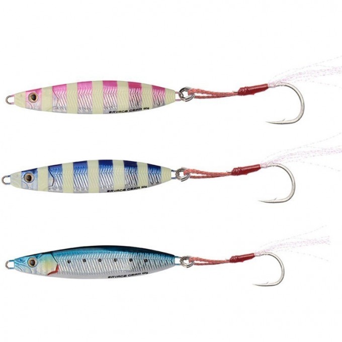 Набор блесен SAVAGE GEAR LRF Psycho Sprat 8g 3pcs (Zebra Mix) 57537