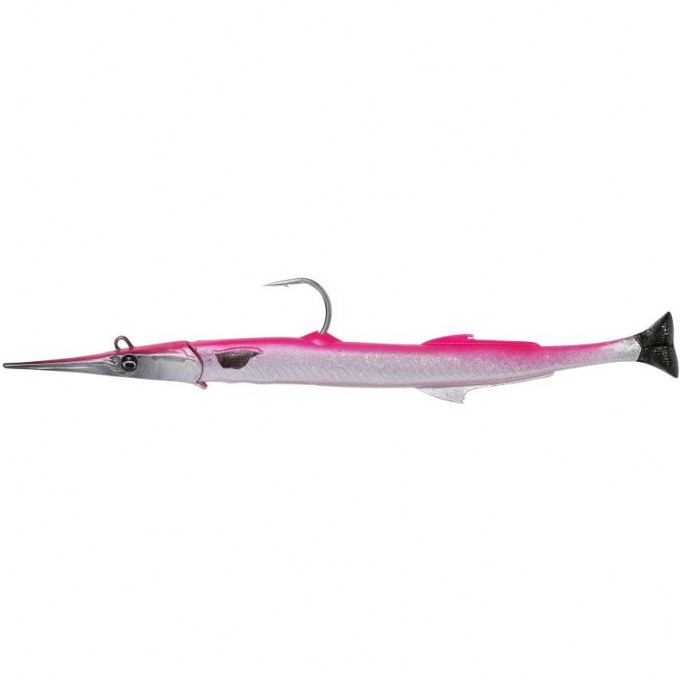 Приманка SAVAGE GEAR 3D Needlefish Pulsetail 14см 12г Sinking Pink/silver 2+1PCS 69696