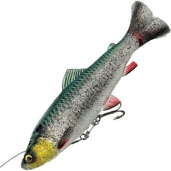 Приманка SAVAGE GEAR 4D Line Thru Pulsetail Trout 16cm 51g SS Green Silver 73993