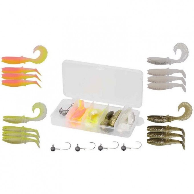 Приманка SAVAGE GEAR Cannibal Box Kit M 20pcs 57615